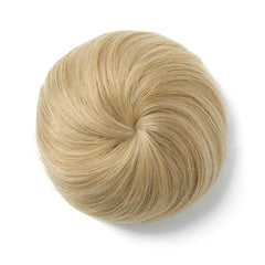 SARLA Black Brown Hair Bun Extension Updo Drawstring Ballet Buns Hair Pieces for Women Lady Synthetic Donut Chignon
