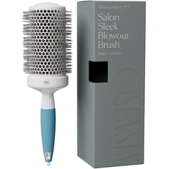 Medium Round Brushing Brush - Ceramic Hair Brush for a Smooth Salon Style Look - Professional Brushing Brush Ideal for All Hair Types - 43 mm