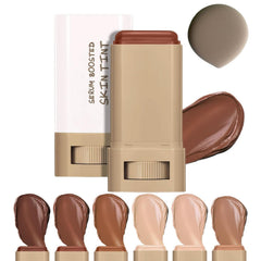 Beauty Skin Tint, Foundation Stick Beauty Balm Serum Boosted Skin Tint, Stick Foundation for Black Women, Hydrating Tinted Moisturizer Radiant & Dewy Finish (03, 18g)
