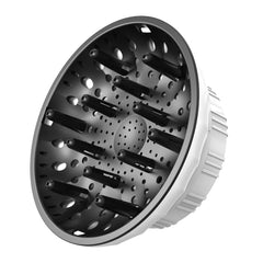 Universal Hair Diffuser for Blow Dryer - Fits All 1.4-2.4 inch Dryers, Professional Ionic Diffuser Attachment for Curly/Wavy Hair, Reduces Frizz & Enhance Curls, Lightweight, Travel-Friendly (Black)