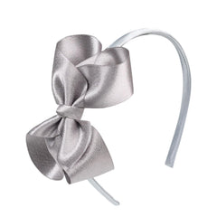 Boutique Hair Bow Headbands for Kids, Toddlers, and Girls - Gold