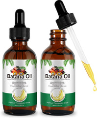 Batana Oil for Hair Growth - Pure Natural and Cold Pressed Hair Oil for Hydrating & Repairing Dry, Damaged Hair Skin Care, Face, Body