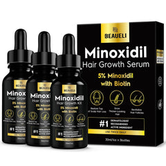 5% Minoxidil for Men & Women Hair Growth, Beard Growth, Hair Loss Treatment, Unisex Adult, Unscented Foam, 1oz