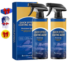 2026 New Upgraded Car Coating Spray for Shine & Protection, Advanced Quick Effect Coating Agent Spray, 3 in 1 Automotive Ceramic High Gloss Restorer-Long Lasting Protection Waterless Wash Polish (2Pc)