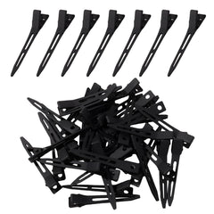 120pcs Double Prong Curl Clips, Metal Hairpins for Hair Styling and Bows, Salon-Grade Hair Clips for Curling (Silver)