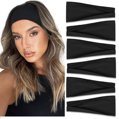 Headbands for Women Hair Bands for Women’s Hair Non Slip Women Thick Headband Stretchy Sweat Bands Headbands for Yoga Workout Every Day Basic Fashion Accessories