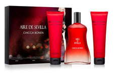 Instituto Español Aire de Sevilla Chicca Bonita Gift Set for Women – Travel Size Eau de Toilette, Body Gel & Body Lotion (100 ml / 3.4 fl oz Each)