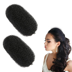 2Pcs Charming Bump It Up Volume Inserts Hair Combs for Beehive Styling - Hair Pads and Clips Accessories for Women (Beige)