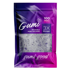 Clear Elastics 1 inch Hair Band Large for Thick or Thin Hair