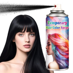 Red Hair Spray Color Temporary,One-time Use Washable Hair Dye,Cruelty-free Hair Spray with Protective Set for Christmas Halloween Cosplay,120ML (Red)