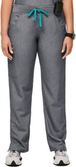 FIGS Kade Cargo Scrub Pants for Women — Classic Fit, Straight Leg, 4 Pockets, Yoga Waistband, Anti-Wrinkle