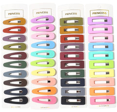 20Pcs Hair Clips for Women, Matte Snap Hair Clip Barrettes for Girls,Cute Solid Candy Color Hair Accessories Hair Pins (SnapClip20A)