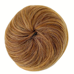 Onedor Synthetic Fiber Hair Extension Chignon Donut Bun Wig Hairpiece (4# - Dark Brown)