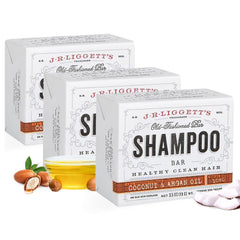 J·R·LIGGETT'S Shampoo Bar - Original Formula, All Natural Solid Bar Shampoo for Hair with Coconut Oil & Castor Oil, Sulfate Free, GMO Free, Gentle Lather and Refreshing, 3.5 oz - 1 Pack