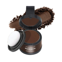 Maycheer Hairline Shadow Powder, Maycheer Hair Shadow Root Cover Up, Maycheer Hair Shadow, Hair Line Concealer Root Cover Up, Unisex Root Touch Up Hair Powder (Light Brown, 03)