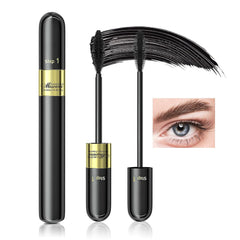 Black Mascara Liquid Lash Extensions - Tubing Mascara for Added Length and Lift - Black, Waterproof & No Flaking 2 in 1, for Natural Lengthening & Volumizing, All Day Full (Pack of 1)