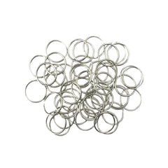 SEVENHEAD 50 Pcs Dreadlock Beads Hair Accessories Hair Rings Adjustable Cuffs Braiding Hair Decoration Clips Metal Hair Decoration for Braids(Black)