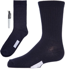 MeMoi Write On Camp Kids Cotton Blend Crew Sock 3-Pack