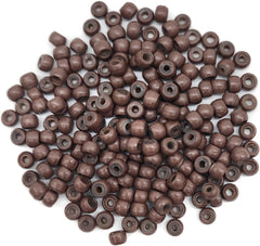 Medsuo 200pcs Silicone Lined Nano Rings Beads Links for Nano Tip Hair Extensions Nano Beads 3.0mm(OD) 1.0mm(ID) 2.0mm(L) 5 Color Optional - Brown