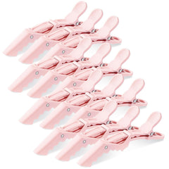 Havawish 12 Pcs Alligator Clips for Hair Styling Matte Alligator Crocodile Clips for Women Hair Sectioning(Black)