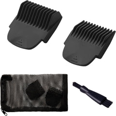 Hair Clipper Guards Guides 8pcs 0.02inch to 0.5Inch(0.5mm-12mm) Fits For Manspot Body Trimmer,Meridian Ball Trimmer Clipper Guard,8 Pack Black