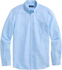 vineyard vines Mens Linen Surfside Solid Shirt