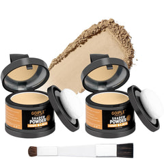 Root Cover Up Powder Hairline Powder for Women Root Touch Up Hair Color for Bald Spots, Eyebrows, Beard Line, Light-Blonde Hair Fibers for Thinning Hair Shadow Cover Up 2 Pack (Light Blonde)