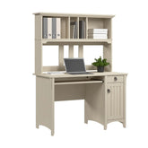 Bush Home Salinas Small Computer Desk with Storage Hutch