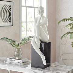 Lady Antoinette Resin Sculpture with Base