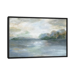 iCanvas "Blue Ethereal" by Nan Framed Canvas Print