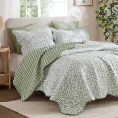 Madison Park Darcy 3 Piece Print Quilt Set