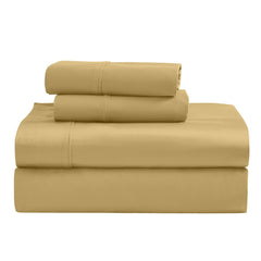 Superior 100% Certified Egyptian Cotton 1200 TC Sheet Set Luxury Heavyweight Sateen, Deep Pocket, Tuxedo Stitch Pintuck Hem