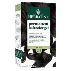 Herbatint Permanent Hair Dye For Women - 1N Black - For Up To 100% Gray Coverage - Ammonia-Free, Alcohol-Free & Vegan - Salon Influenced Hair color 5.75 fl oz