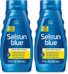 Selsun Blue Itchy Dry Scalp Anti-Dandruff Shampoo, 11 fl. oz., Extra-Hydrating Formula, Pyrithione Zinc 1%