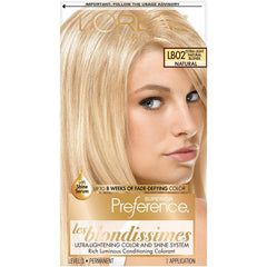 L'Oreal Paris Superior Preference Luminous Fade-Defying Permanent Hair Color, Hair Dye For Up to 9 Weeks of Radiance, Golden Reddish Blonde 9GR, 1 Hair Dye Kit