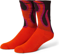 HUF Exhaust Crew Sock |Comfortable Socks for Men, Durable Streetwear Footwear for Casual Wear, Sports & Outdoor Activities