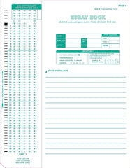 TEST-886E 886-E 100 Question Compatible Testing Forms (25 Sheet Pack)