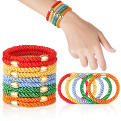 Hair Ties No Damage - 10PCS Ponytail Holders - Elastic Hair Ties for Thick Hair - Braided Hair Bands for Women Girls's Hair - Neutral