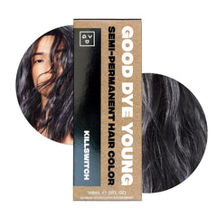 Good Dye Young Semi-Permanent Hair Color, Vegan and Cruelty-Free Purple Hair Dye, Last up to 24 Washes, Non-Damaging Conditioning Hair Color (5FL OZ, Wisteria)