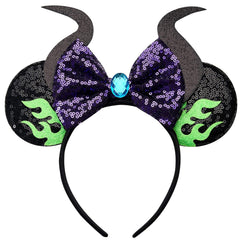 RAZKO Pink Minnie Ears Hair Accessory, Mouse Headband for Women Girls (Birthday Girl-Pink M)