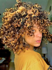 Gowit Gogo Curl Crochet Hair 12 Inch 6 Packs Short Curly Crochet Hair for Black Women Ombre Brown Deep Ocean Wave Synthetic Crochet Braids (12inch,T30)