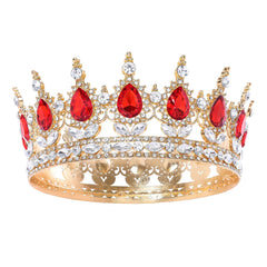 Silver Queen Crown for Women Crystal Tiara for Girl Rhinestone Wedding Headband for Bride Hair Accessories for Costume Birthday Party Prom Gifts
