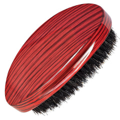 Wave Brush for Men - Beech Wood & Black Boar Bristle Brush for Cultivating Beards, Hair Waves, and Wolfing