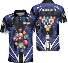 SHAANT Personalized Billiards Jerseys, Billiard Pool Shirt for Men, 8 Ball Pool Shirt, Billiards Gift for Team Player