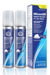 Taro Minoxidil for Men, 2.11 Oz (1 Month Supply) Clinically Proven to Regrow Hair, Topical Aerosol Foam 5%, Hair Thinning Treatment