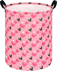 KUNRO Laundry Basket Nursery Hamper Kids Storage Bin Baby Toy Organizer Box Mother's Day Gift Basket for Room Decor