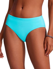 CRZ YOGA Bikini Bottoms for Women Mid Rise Full Coverage Bathing Suit Swimsuit Basic Swim Briefs