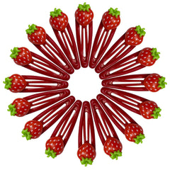 20 Pcs Ladybug Hair Clips, Animal Hair Clips for Girls and Women, Girl Hair Accessories, Snap Barrettes, 5cm/1.96inch, 20 Piece