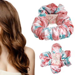 Heatless Hair Curler, Hair Curlers Overnight to Sleep In, Heatless Curling Scrunchie for Women Soft Silk Lazy Rollers Headband for Long Hair Overnight (Brown, 1PCS)