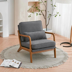 Mid Century Modern Upholstered Accent Chair